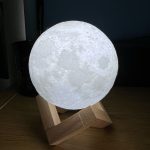 3D 7 Color Changing Touch Sensor Moon Night | 15 cm with Stand photo review