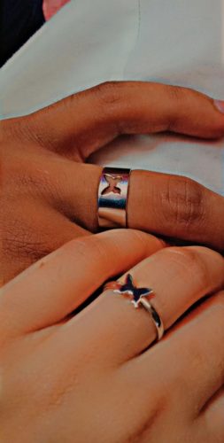 Soulmate / Couple / Best Friends Butterfly Pairing Ring photo review